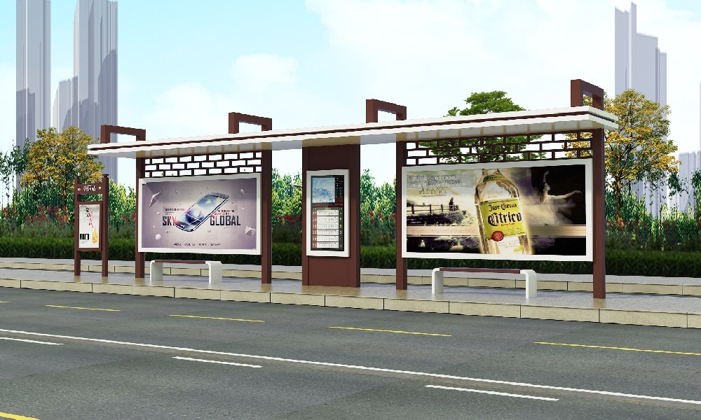 羅馬柱公交候車亭